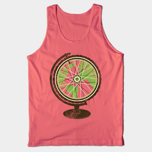 Global Cyclist Tank Top by digsy